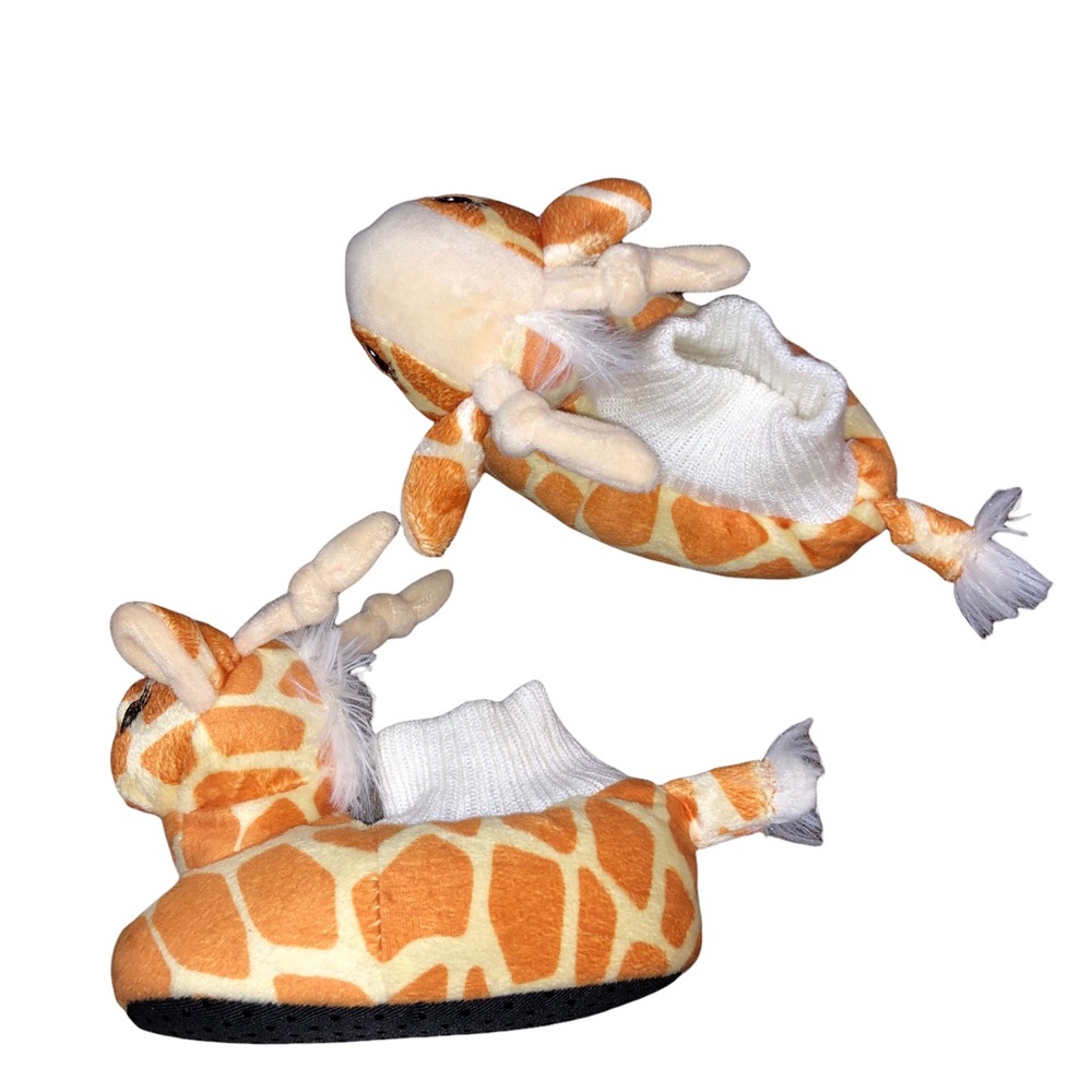 Yankee Toybox Infant Size 3-4 Giraffe Slippers